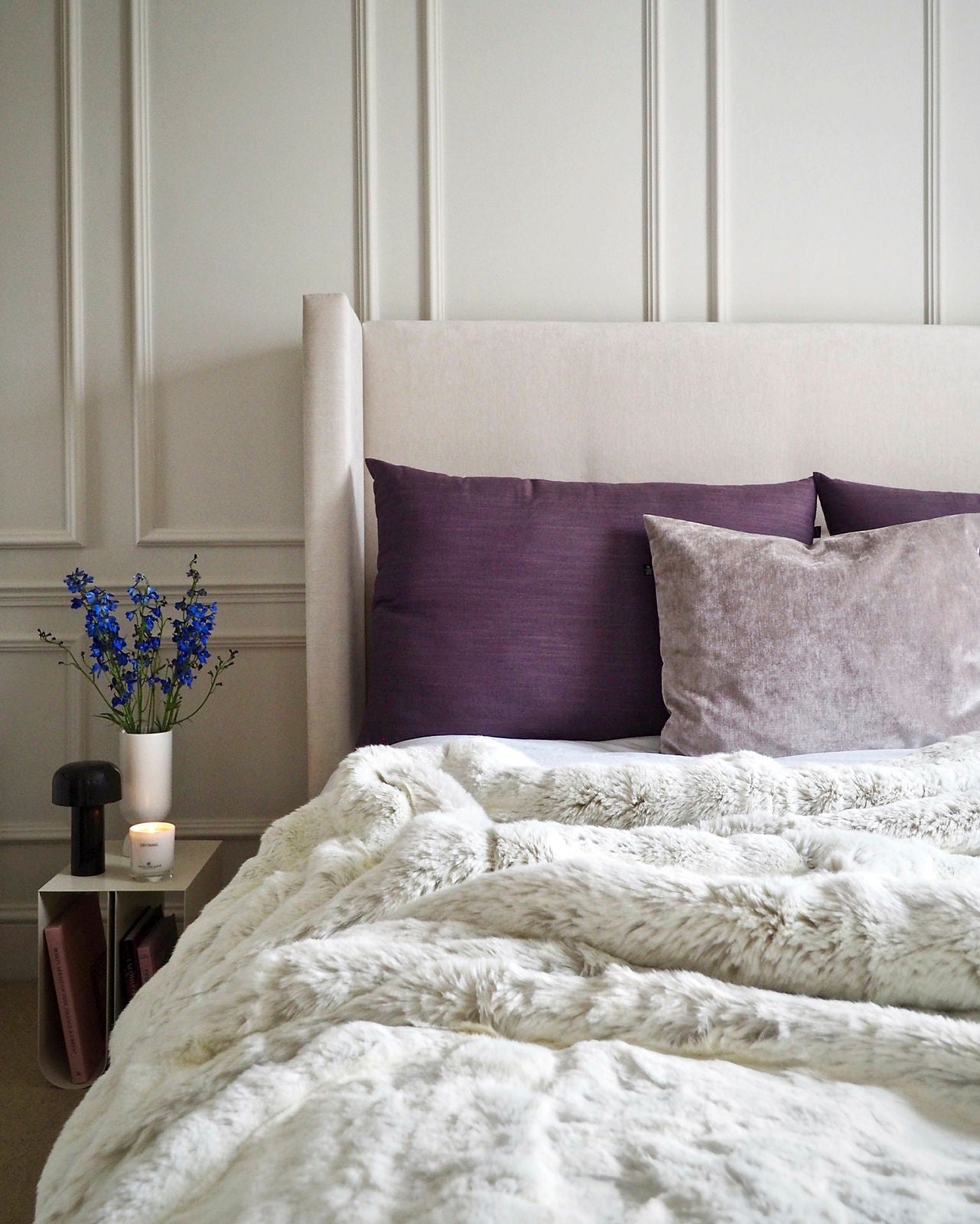 Headboard Pillow Cover DG Skye Zinc 60x90