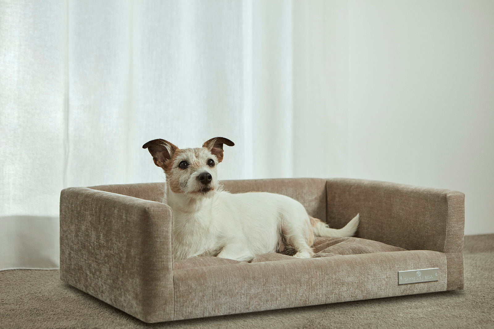 Hunnebo Dog Bed S DG Glenville Oyster