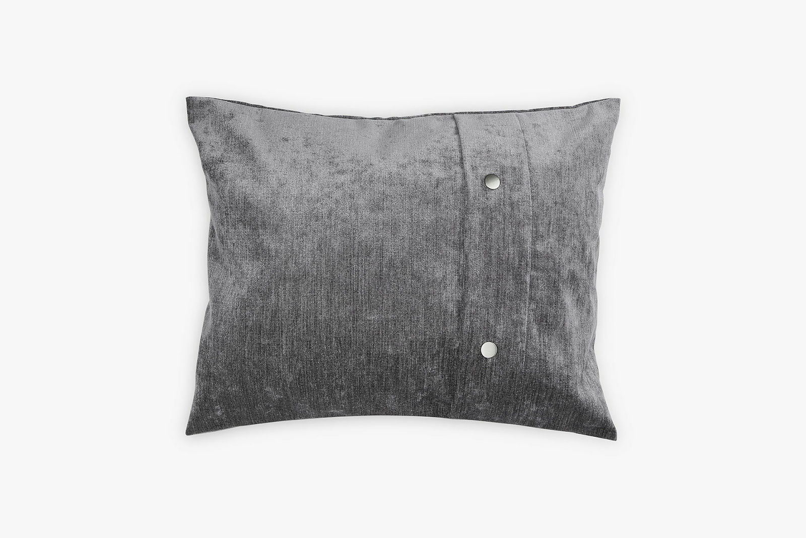 Throw Pillow Cover with Buttons RO Loop Oyster