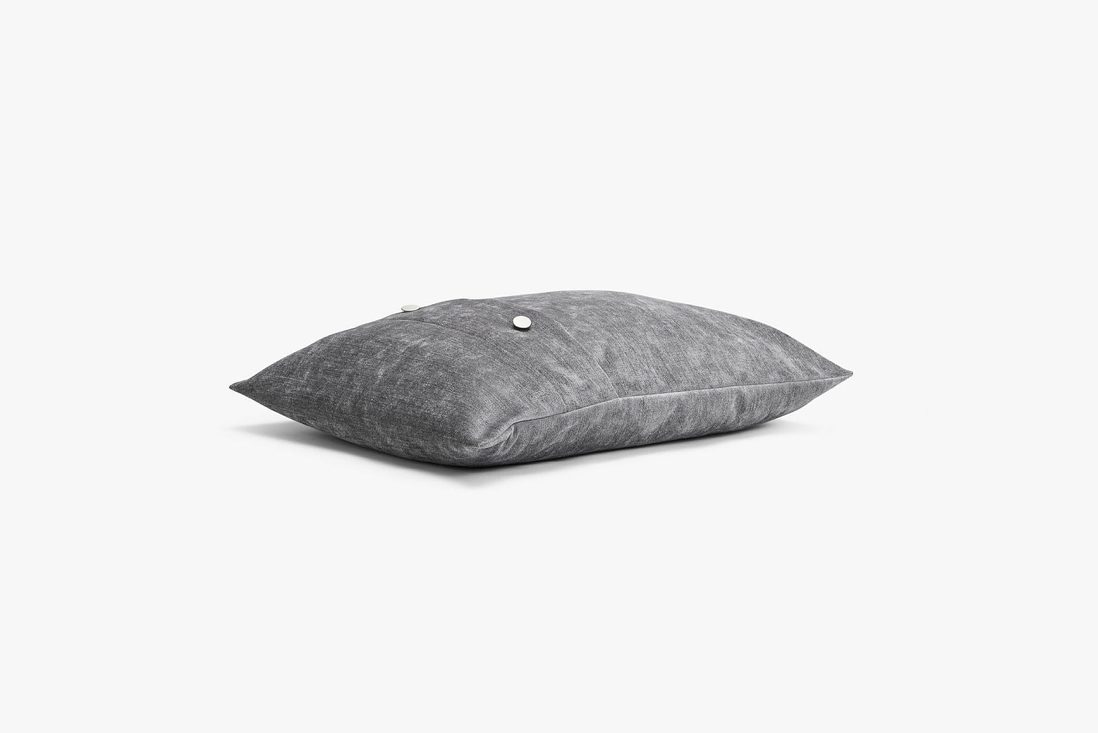 Throw Pillow Cover with Buttons DG Azuara Ecru