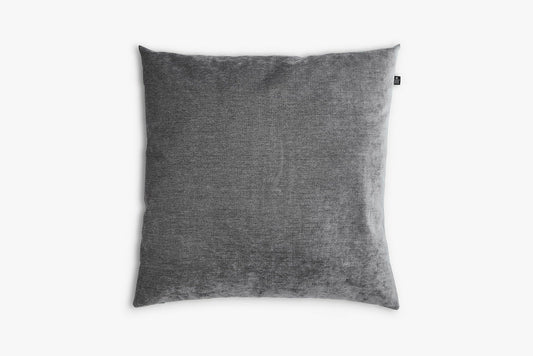 XL Throw Pillow Cover Wool Dark Grey