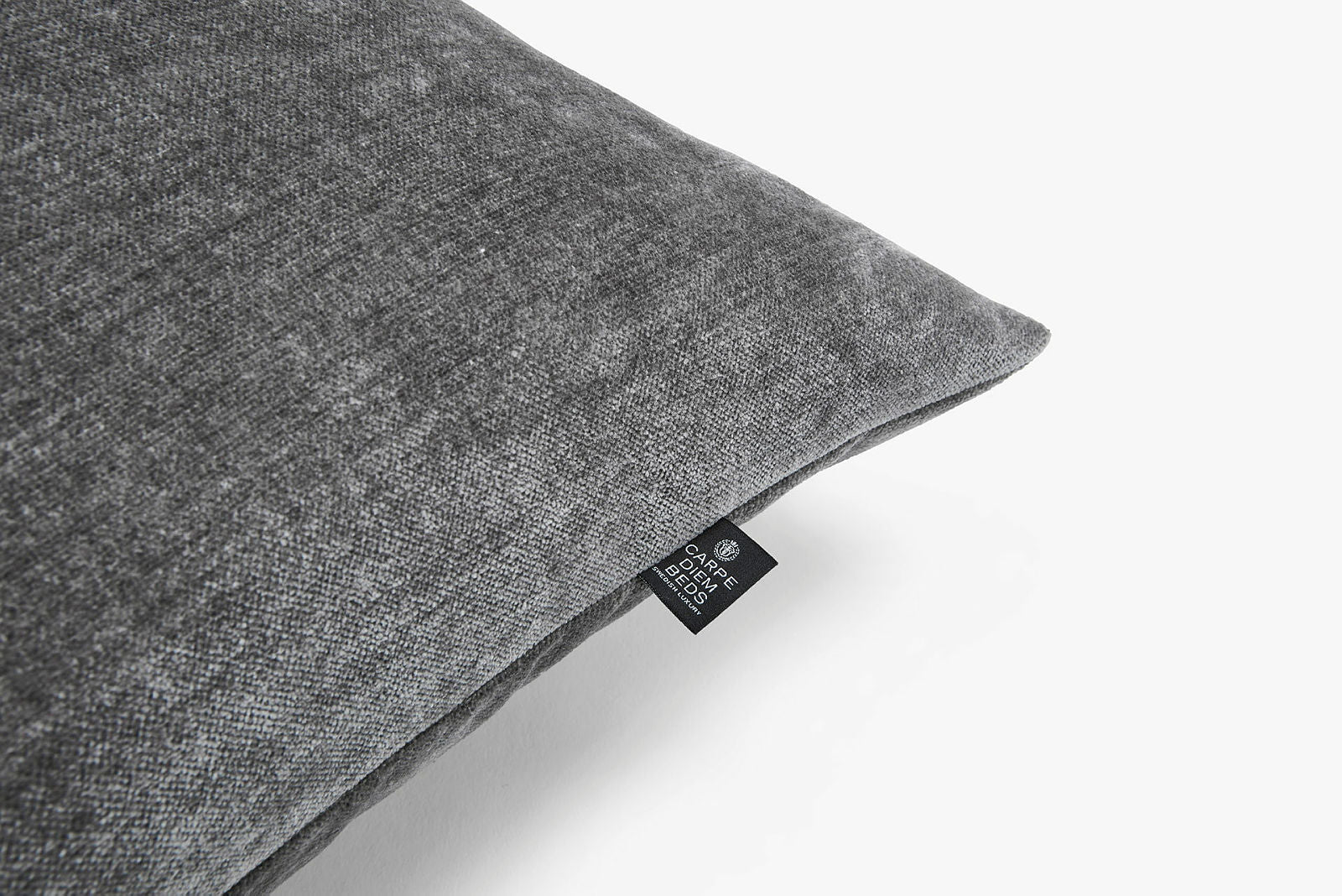 Headboard Pillow Cover Wool Dark Grey 60x90