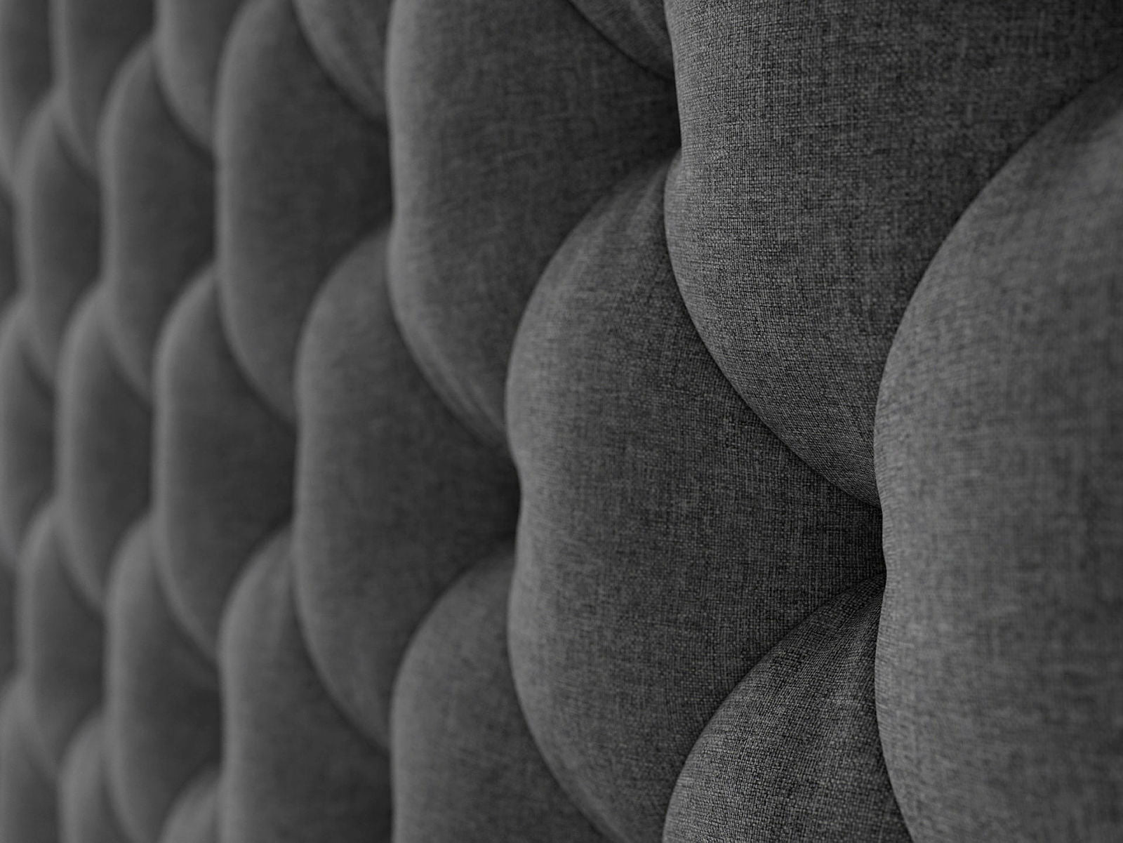 Lilla Bornö L Headboard  Wool Dark Grey 90x210