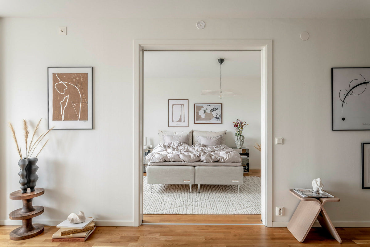 Carpe Diem Beds seng i lyst nordisk soverom